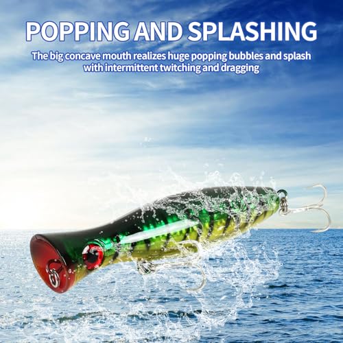 Large Top Water Popper Lure (Multi color)