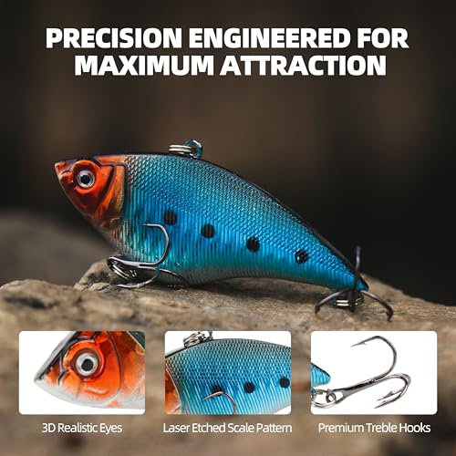 5Pcs Lipless Crankbaits VIB Fishing Lures (5pcs)