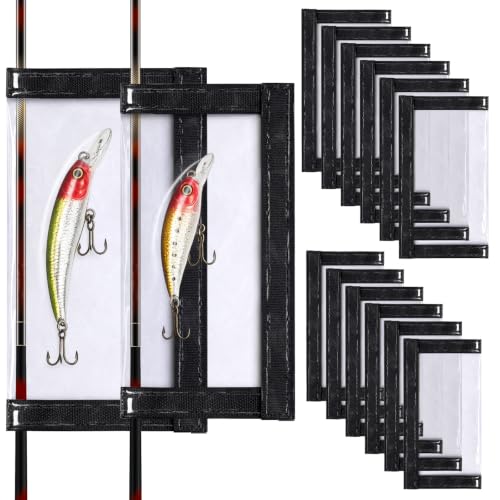 Thick Clear Fishing Lure Wraps with Hook & Loop Closure