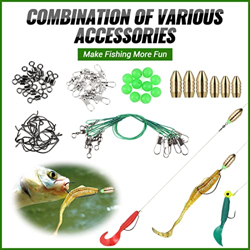 Fishing Lures Baits Tackle (102Pcs Fishing Lures Kit)