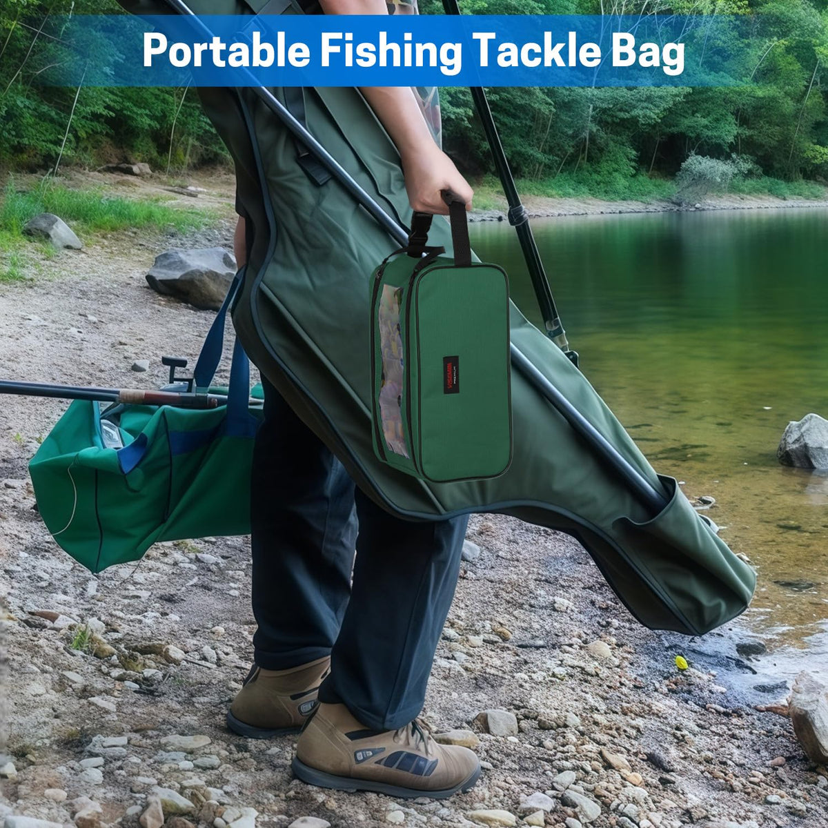 Fishing Tackle Bag (Green)
