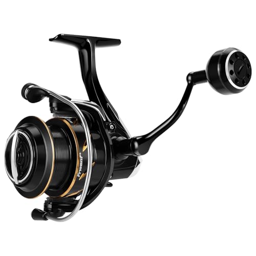 New DF Spinning Reel Saltwater Freshwater Fishing Reel Shallow Aluminum Spool (3000 / Shallow Line Cup)