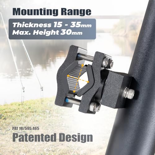 Fishing Rod Holder for Bike Quality Aluminium Alloy Adjustable Design