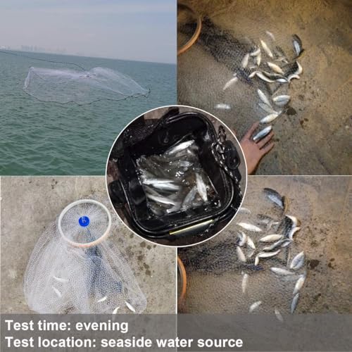 Fishing Cast Net with Aluminum Ring 3