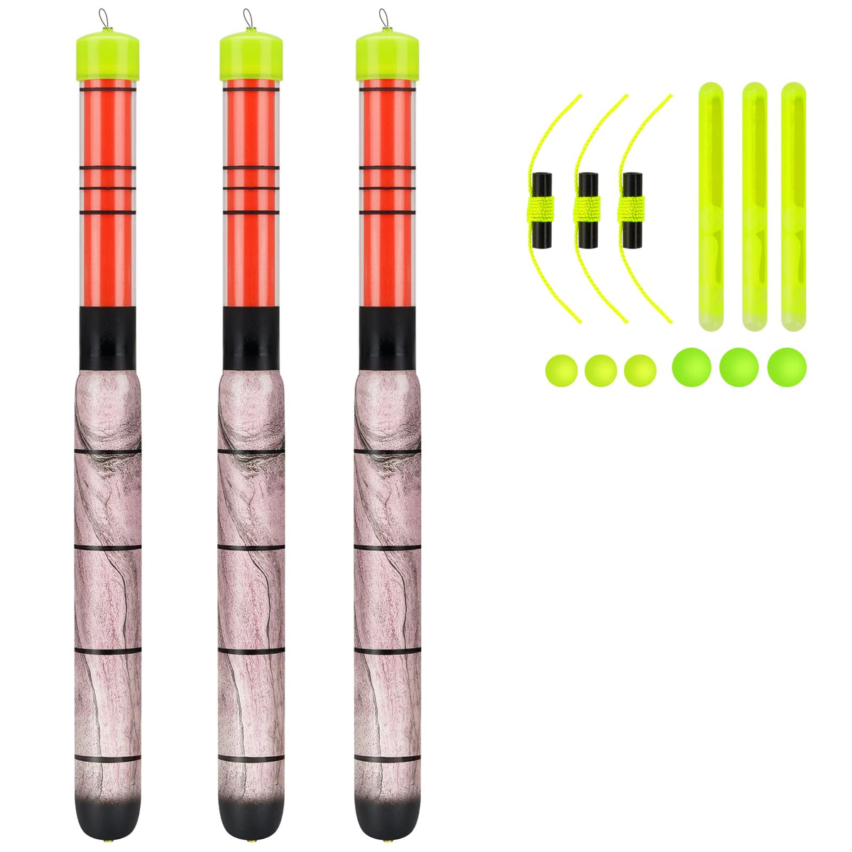 Lighted Fishing Floats (A-Lighted Bobber w/ Glow Stick / 12-Inch)