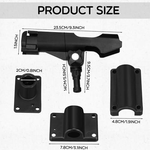 4 Pcs Fishing Rod Holder for Boat