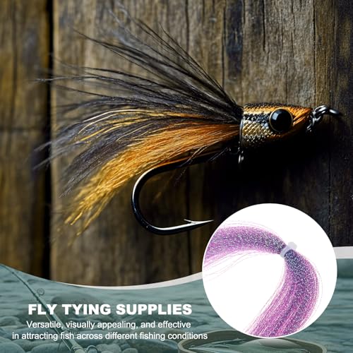 Crystal Flash Fly Fishing Line (Pearlescent Purple)