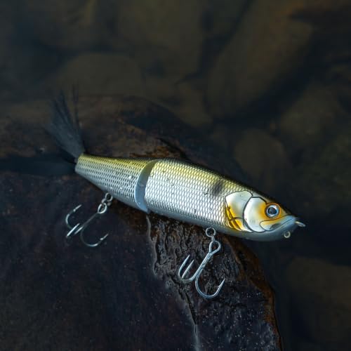 7" Glide Bait with Brush Tail (BRIGHT SIGHT)