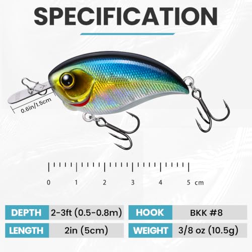 Easy Catch Crankbait with BKK Hooks