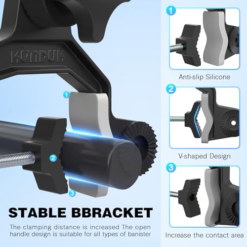 Upgraded Fishing Rod Holder with Button (Black 1 sets)