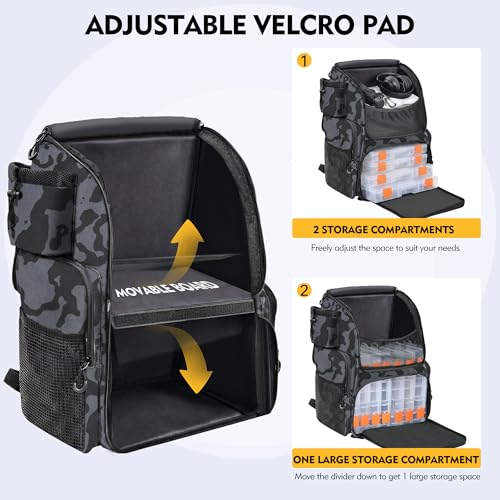 Fishing Backpack with Rod Holders