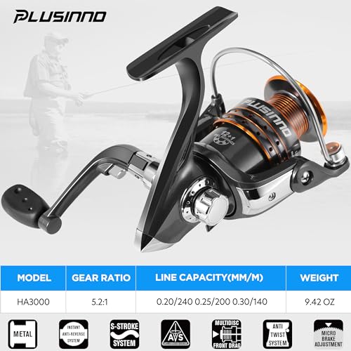 Collapsible Telescopic Fishing Rod Pole and Reel Combo Starter Kit (Full Kit with Fishing Tackle Box / 2.1m 6.89ft)
