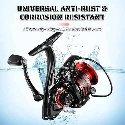 3000 Size Spinning Fishing Reel (Red / 3000)
