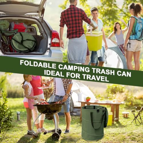 Collapsible Trash Can (Green)