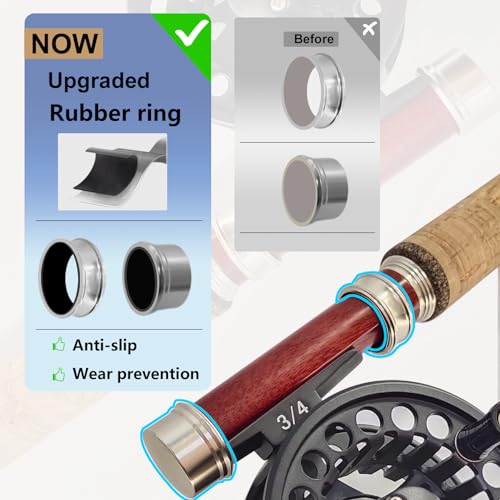Whisperer Fly Fishing Rod 4 Pieces (6'8'' LW2/3 / Only Rod)