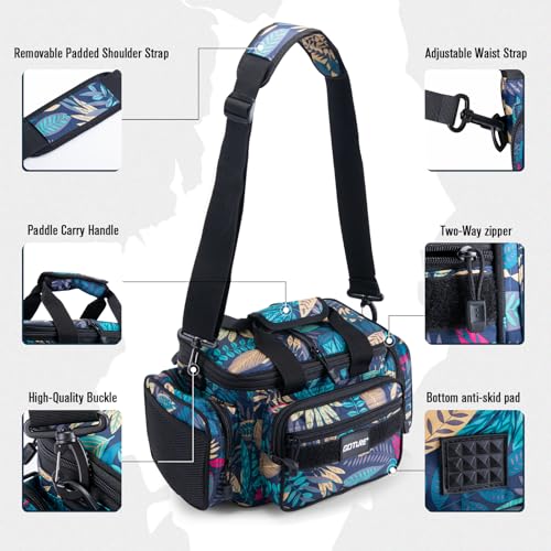Fishing Tackle Bag with Tackle Boxes