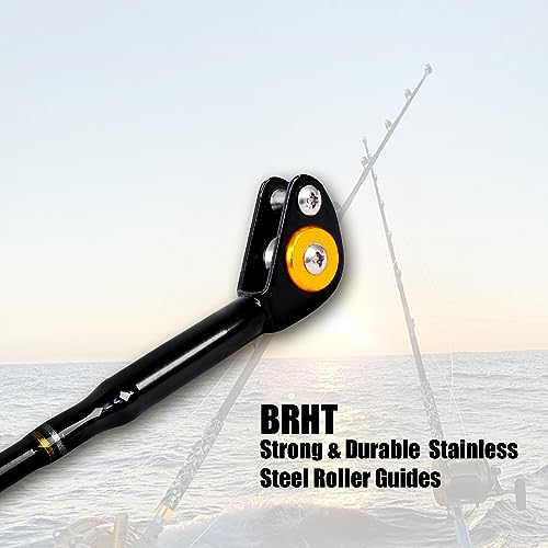 1 Piece Saltwater Offshore Trolling Rod 6 (6' - 1pc - 80-120lbs / Bent)