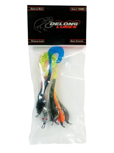 Made in USA Twister Tad Fishing Lures for bass (varity 6 pack)