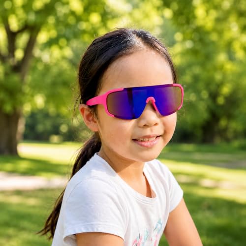 Ages 5 10 Kids Sports Sunglasses for Boys