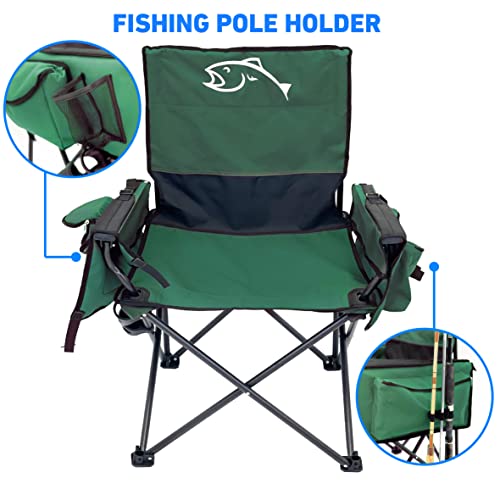 Fishing Chair with Rod Holder