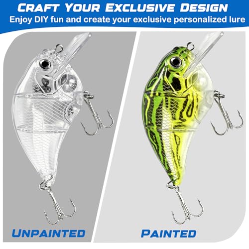 DIY Fishing Lures Minnow Kit WIith Moodel Base