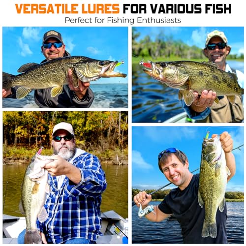 Crappie Fishing Lures (Orange)