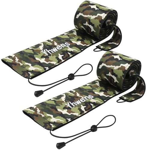 Neoprene Fishing Rod Sleeve Rod Sleeves Fishing Pole Sleeve Rod Socks for Fishing Poles Rod Cover Rod Protector Durable for Casting Spinning Trolling Sea Fishing Rod Storage