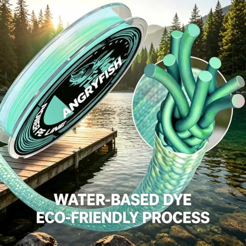 8 Strand Braided Fishing Line (Seafoam Green / 15LB(150Yds))