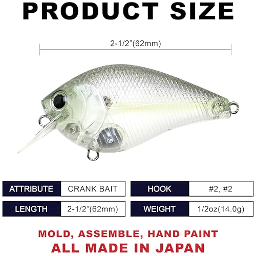 Fat CB BDS2 Fishing Lure (252 Phantom Chartreuse Shad)