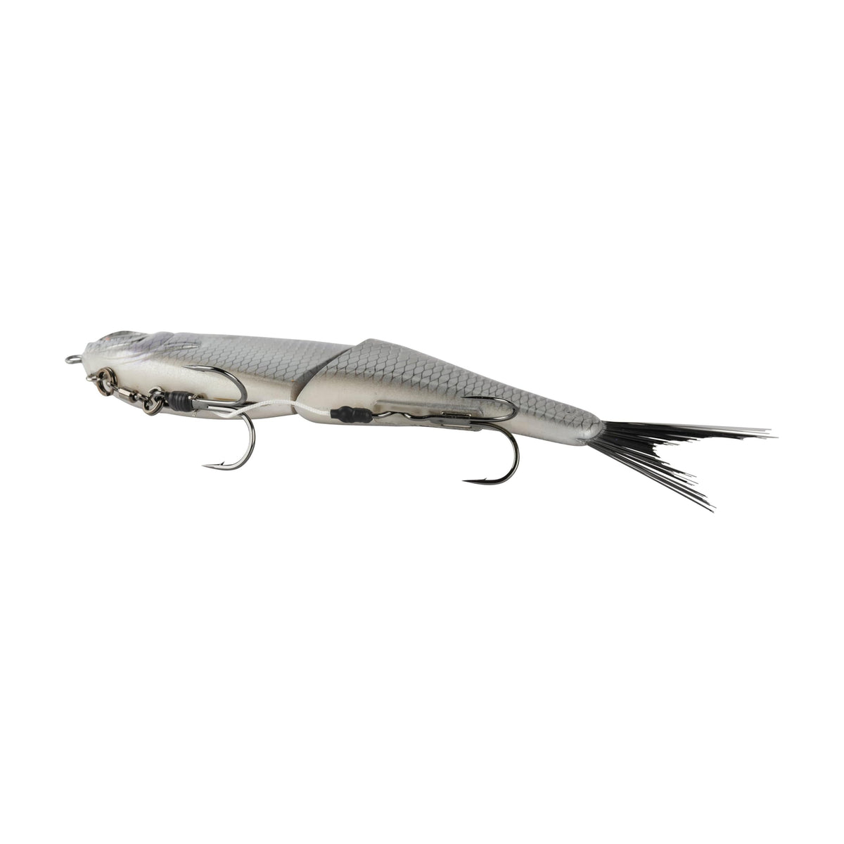 PowerBait Chop Block Fishing Soft Bait (Chrome Gizzard / 10 in - 4 1/5 oz)