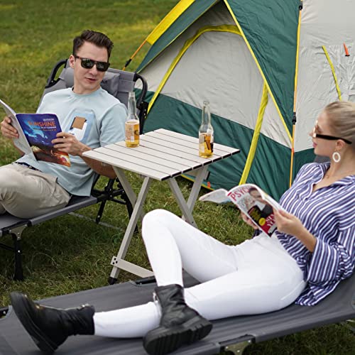 Folding Camping Table (Grey-1set)
