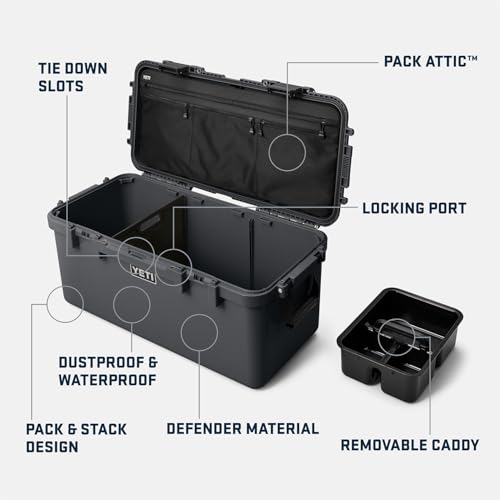 LoadOut 60 GoBox Divided Waterproof Cargo Case (Black / GoBox 60)