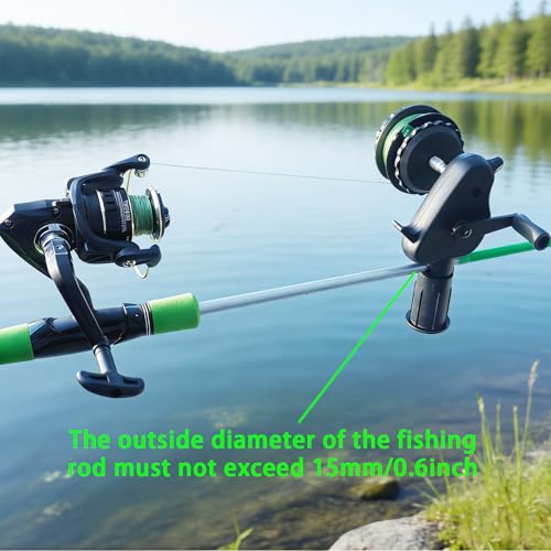 Black Pig Shaped Fishing Line Winder Spooler