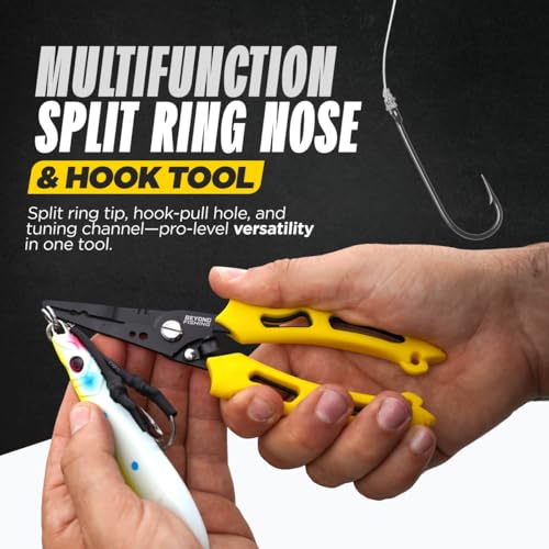 Beyond Fishing QuickRig Fishing Pliers 7 in (7" Quick Rig - Black)