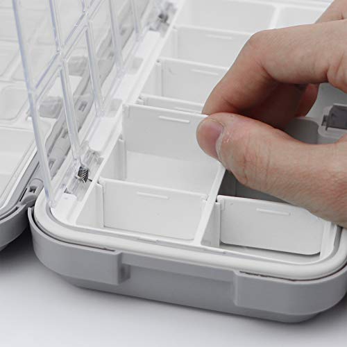 small tackle box (Type B: Black (Size: 7.8" L X 4.2" W X 1.8" H))