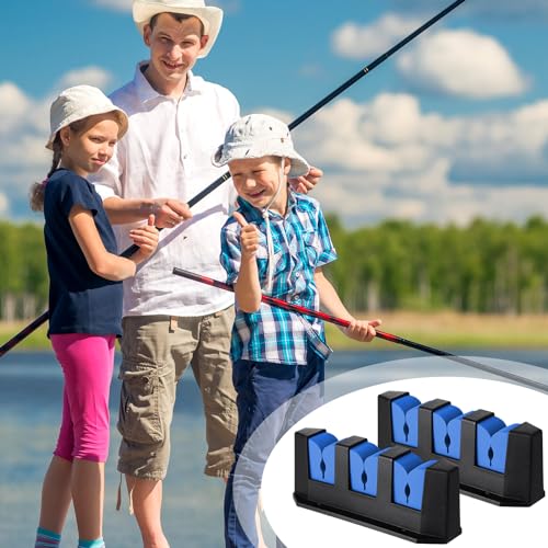 4 Pcs Rod Holders Fishing Boat Pole Holder (Blue / 7.8 Inch)