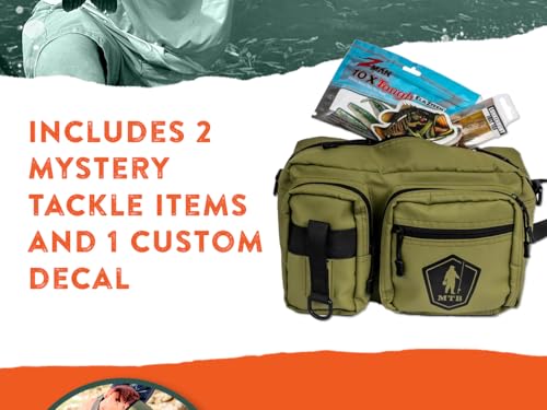 Mystery Tackle Box Pond Prowler Sling Fishing Lure Kit with Bonus