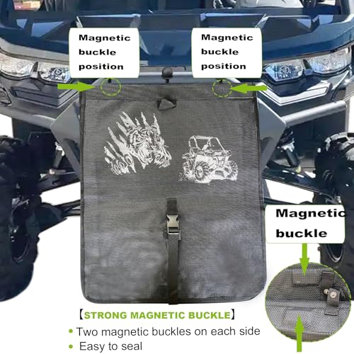 Universal Trash Sack Storage Bag Trash Sack Mesh Large Trash Bag Compatible with Polaris RZR Can