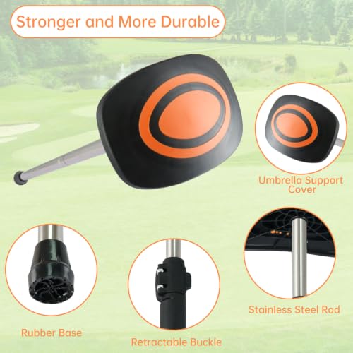 Adjustable Golf Bag Support Pole 31" (Orange)