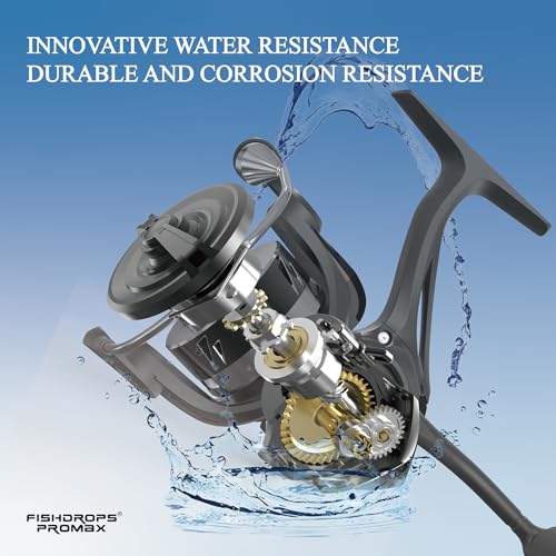 Rhino Spinning Reel (metal gray / Size4000)