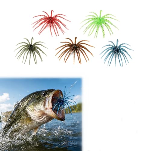 Slow Sinking Sea Urchin Imitation Soft Fishing Lures