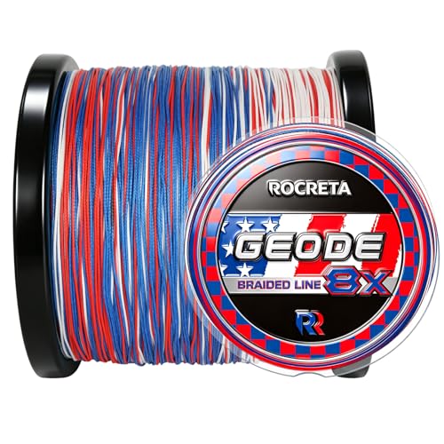 Geode Braided Fishing Line (Patriot / 20LB(1000YDS))