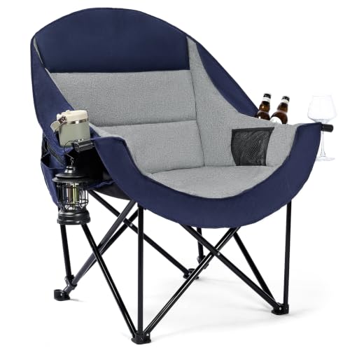 Oversized Camping Chair for Adults (Blue)