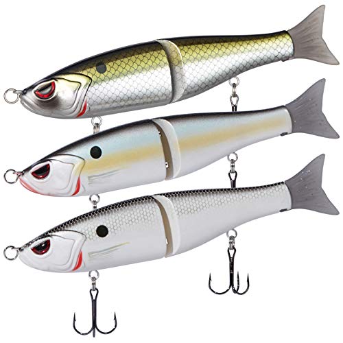 SwimShad Glide Baits Jointed Swimbait Bass Pike Salmon Trout Muskie Fishing Lure