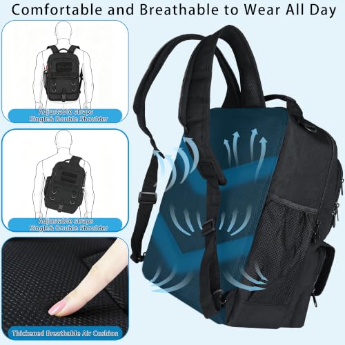Fishing Backpack with Tackle Boxes