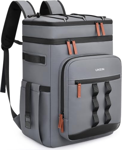 Backpack Cooler Insulated Leakproof 50Cans Lunch Ice Chest Bag Double Deck