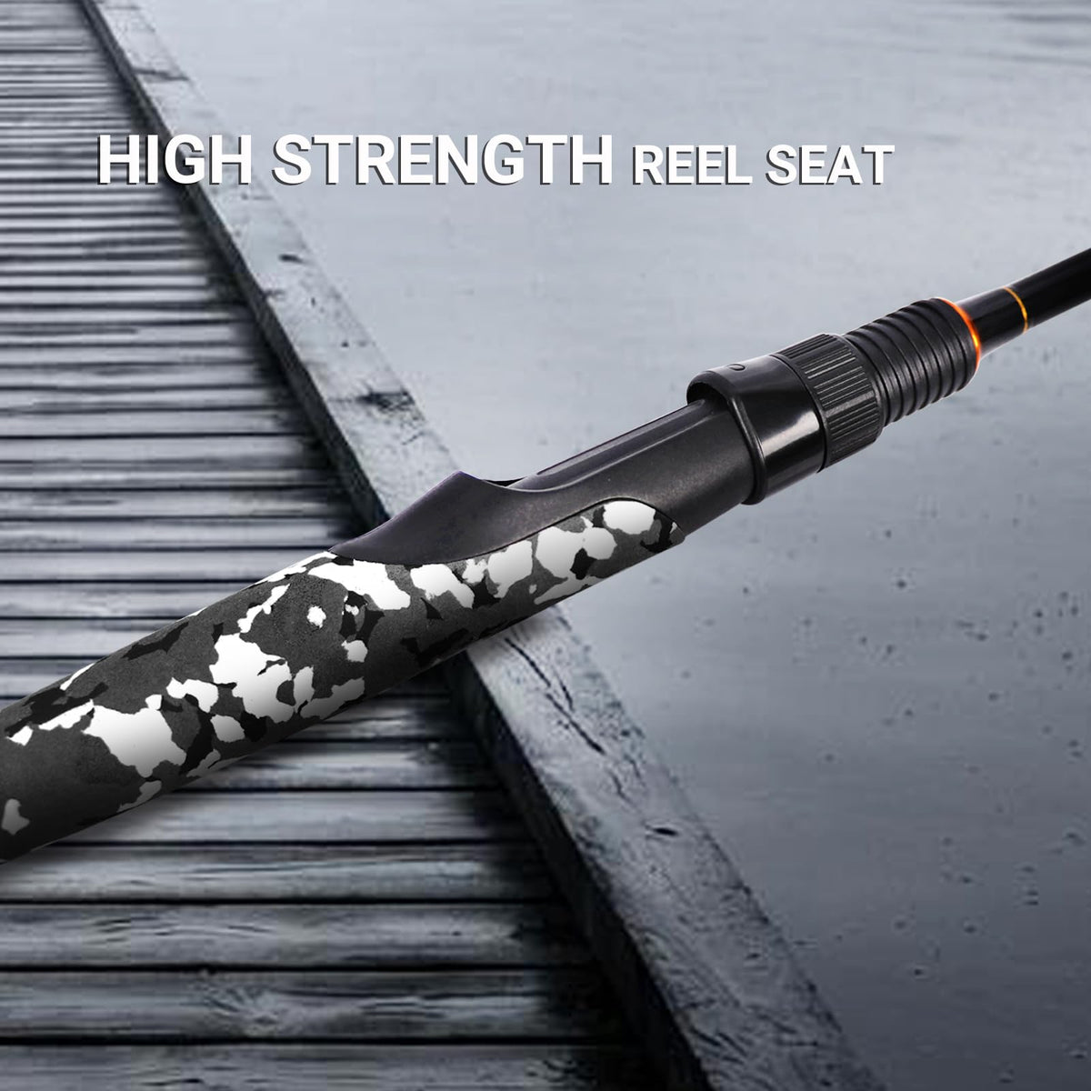 4 Piece Travel Fishing Rod (6'6" Medium)