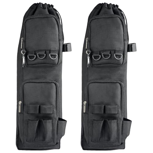 17 inch Fishing Tackle Carrier Bag with 2 Front Storage Pockets for Telescopic Rod