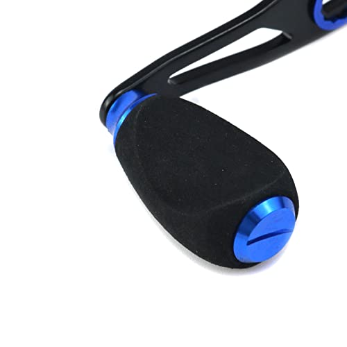Fishing Baitcasting Reel Handle Replacement Parts (Black Blue)