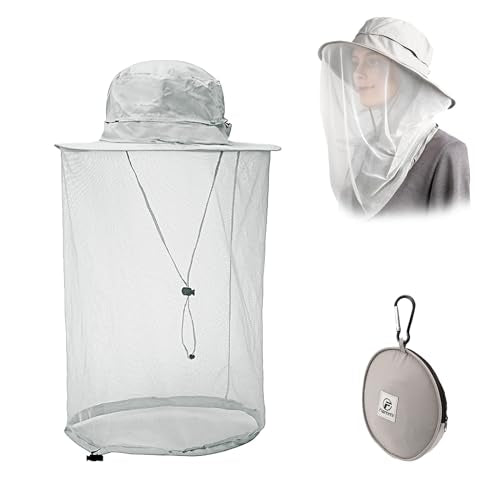 UPF 50+ Fishing Hat w (Medium-Large / Light Grey)